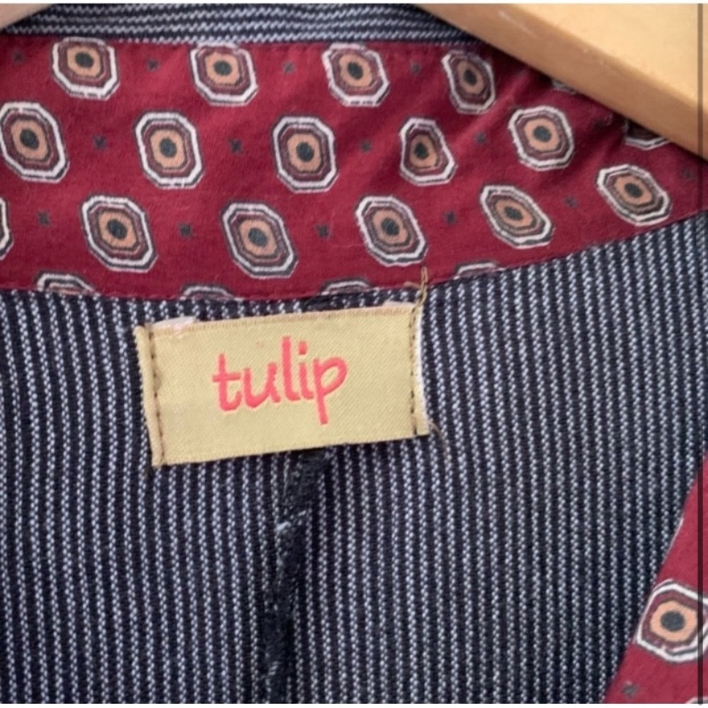 Tulip Button Front Shark Bite Tunic - image 6